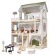 Aga LULILO Wooden dollhouse FLORO LED