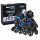 4-in-1 Roller Skates Set for Kids Size 34-38 Blue