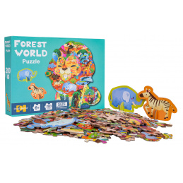 Puzzle set 200 pcs. Safari