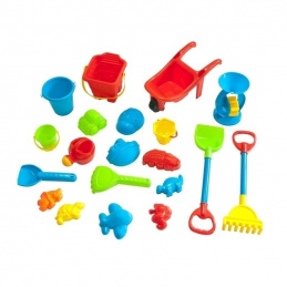 B30B1 LARGE SAND TOY SET WHEELBARROW MOLDS