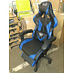 Gaming chair - black and blue MALATEC