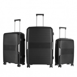 Aga Travel Luggage Set MR4682 Black