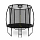 Aga SPORT EXCLUSIVE Trampoline 250 cm Black + safety net + ladder - II. QUALITY