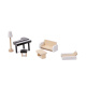 Aga LULILO Wooden dollhouse FLORO LED