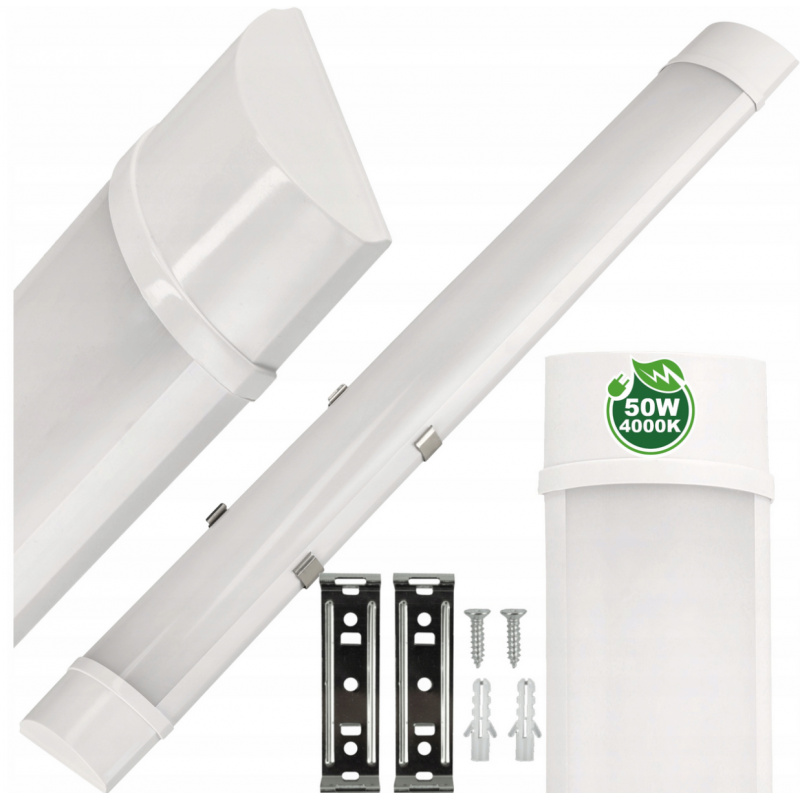 LED workshop light 150cm - 230V - 50W - IP20 - neutral white