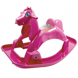 Doloni Plastic Rocking Horse Pink