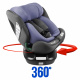 Aga Car Seat i-Size 360° 0-36 kg DS1823 Blue