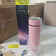 Aga Thermos with Thermometer 500 ml Pink