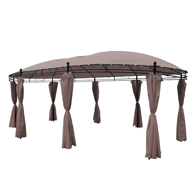 Aga Garden gazebo PAVILON OVAL MC3630 Taupe