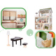 Aga LULILO Wooden dollhouse FLORO LED