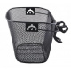Handlebar basket with clip Black ISO 2355