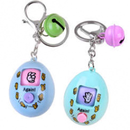Keyring Egg with game GR0447 - Green