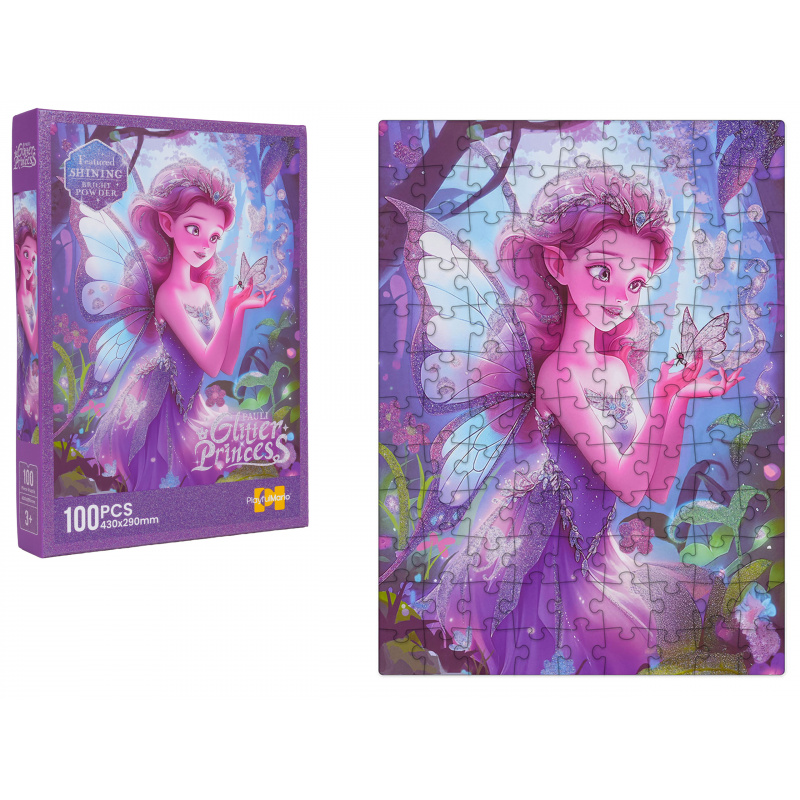 Puzzle Set 100 pcs. Fairy Fialová
