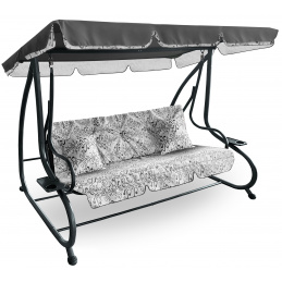 Aga Garden Swing 2in1 GRANDLUX XXL Prestige Gray