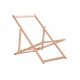 Aga 2x Wooden Folding Deck Chair Dark Red