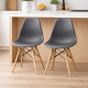 Aga 2x Dining Chair Grey