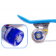Aga Frisbee skateboard LED wheels blue