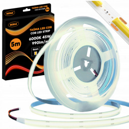 COB Neon LED Strip 12V - 480D - 9W/m - IP20 - 990lm - 5m - Cool Color