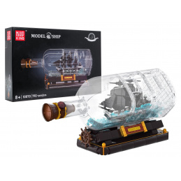 Pirate Ship in a Bottle Building Set 822pcs.
