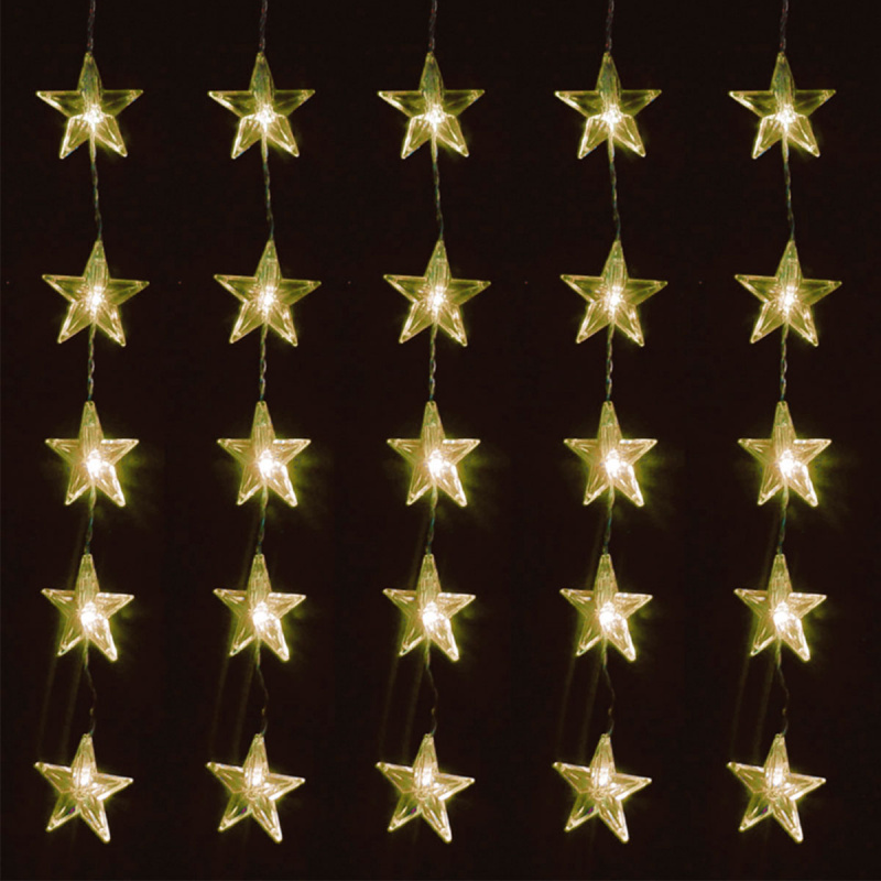 Linder Exclusiv Christmas Light Pendant Stars 80 LED Warm White