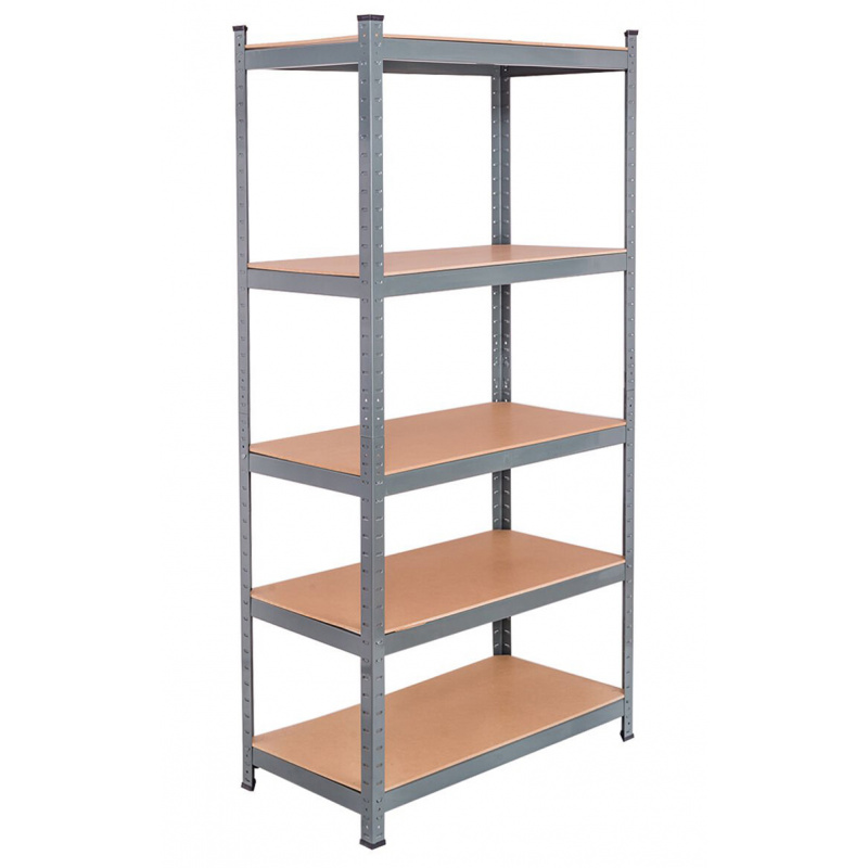 Kynast Metal shelf 172x75x30 cm 5 shelves Silver
