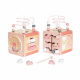 Aga4Kids Wooden Activity Cube MR6153 Pink