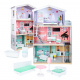 Aga Wooden dollhouse with furniture Pastel