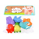Rubber sea animals set 6pcs A3510