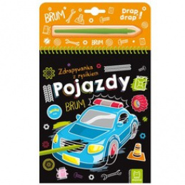 Axiomat Vehicles Color Scratch Card with Scraper KS0557 Universal