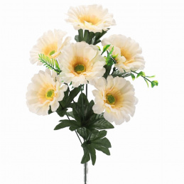 Artificial Gerbera Flower White - 43 cm