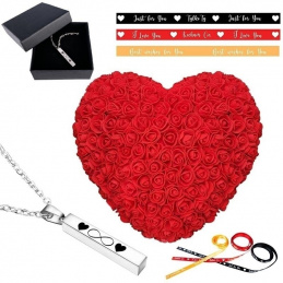 B48K PINK HEART - SET OF PINK PETALS