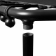 Aga FITNESS Trampoline 130 cm Black + handle