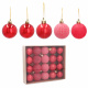 Aga Christmas Ornaments MIX 4cm 20pcs Red