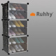 Variable shoe rack system 6 shelves ISO 11743