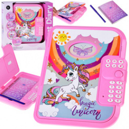 Interactive Coded SECRET DIARY 2-in-1 Magic Unicorn ZA5769 Universal