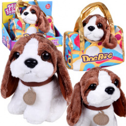 Cute Mascot Dog in a Handbag plush toy for child ZA5856 universal
