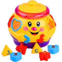 Interactive pot with blocks ZA0194