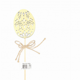 Wooden egg on a stick Easter