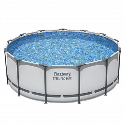 Steel Pro MAX Pool 396x122 13FT BESTWAY 5in1 Rack + Accessories