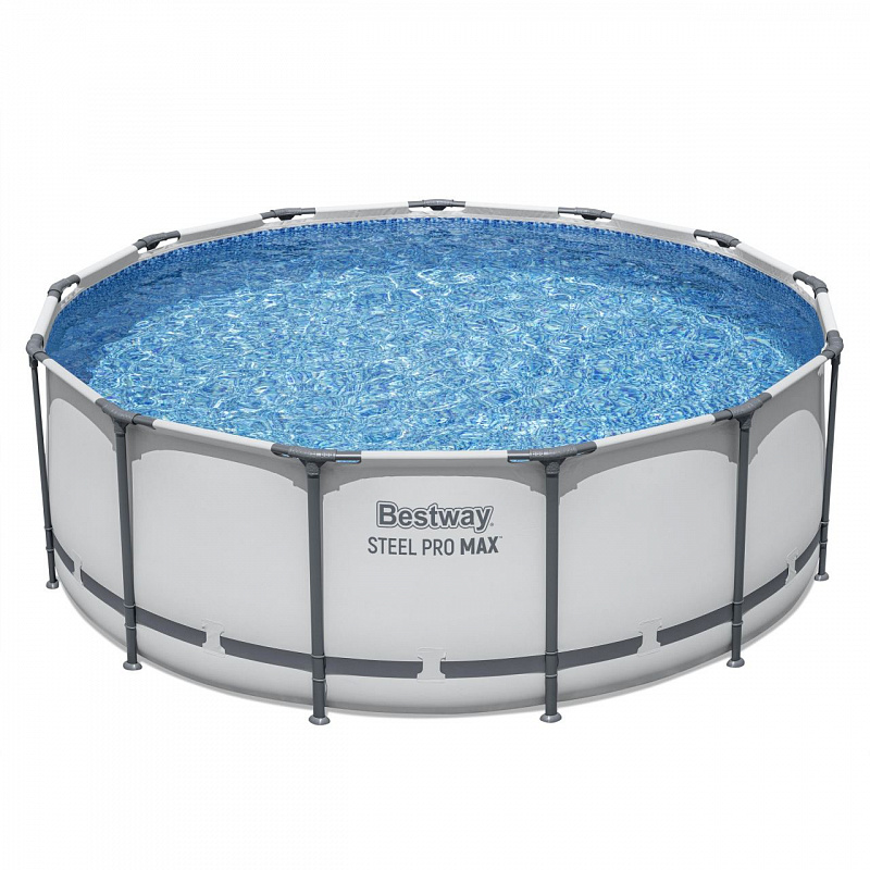 Steel Pro MAX Pool 396x122 13FT BESTWAY 5in1 Rack + Accessories