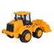 Set of five construction vehicles