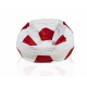 Aga Sofa bag BALL XXXL Red - White + footrest