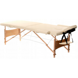 Aga Wooden massage lounger WT201 Beige