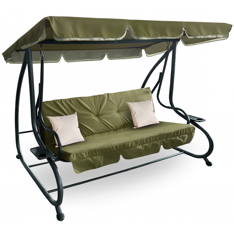 Aga Garden Swing 2in1 GRANDLUX XXL Olive