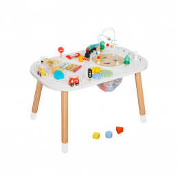 Aga4Kids Children's Montessori Activity Table with Train Set - 2.QUALITY