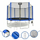 Aga SPORT PRO Trampoline 400 cm Blue + Safety Net + Ladder + Shoe Pocket