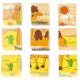 Aga Educational wooden blocks Safari 9 pcs