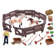 Figurines set of horses farm ZA2991D