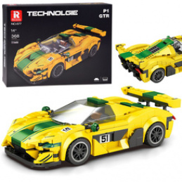 Technical Blocks Sports Car P1 GTR YELLOW-GREEN 368-piece ZA5781 universal