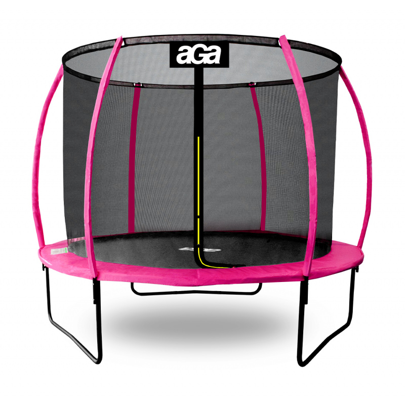 Aga SPORT EXCLUSIVE Trampoline 180 cm Pink + Safety Net